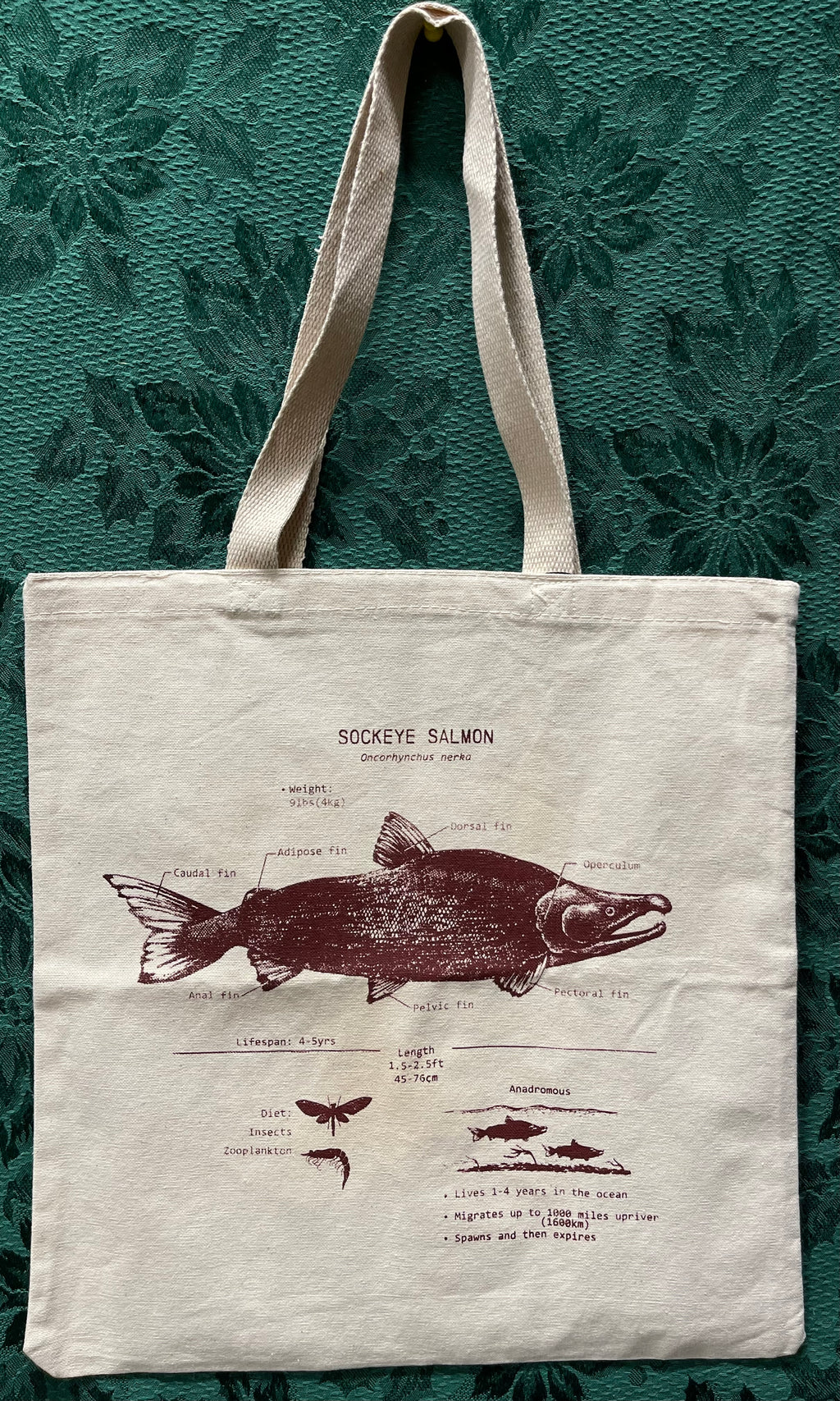 Tote Bag Sockeye Salmon