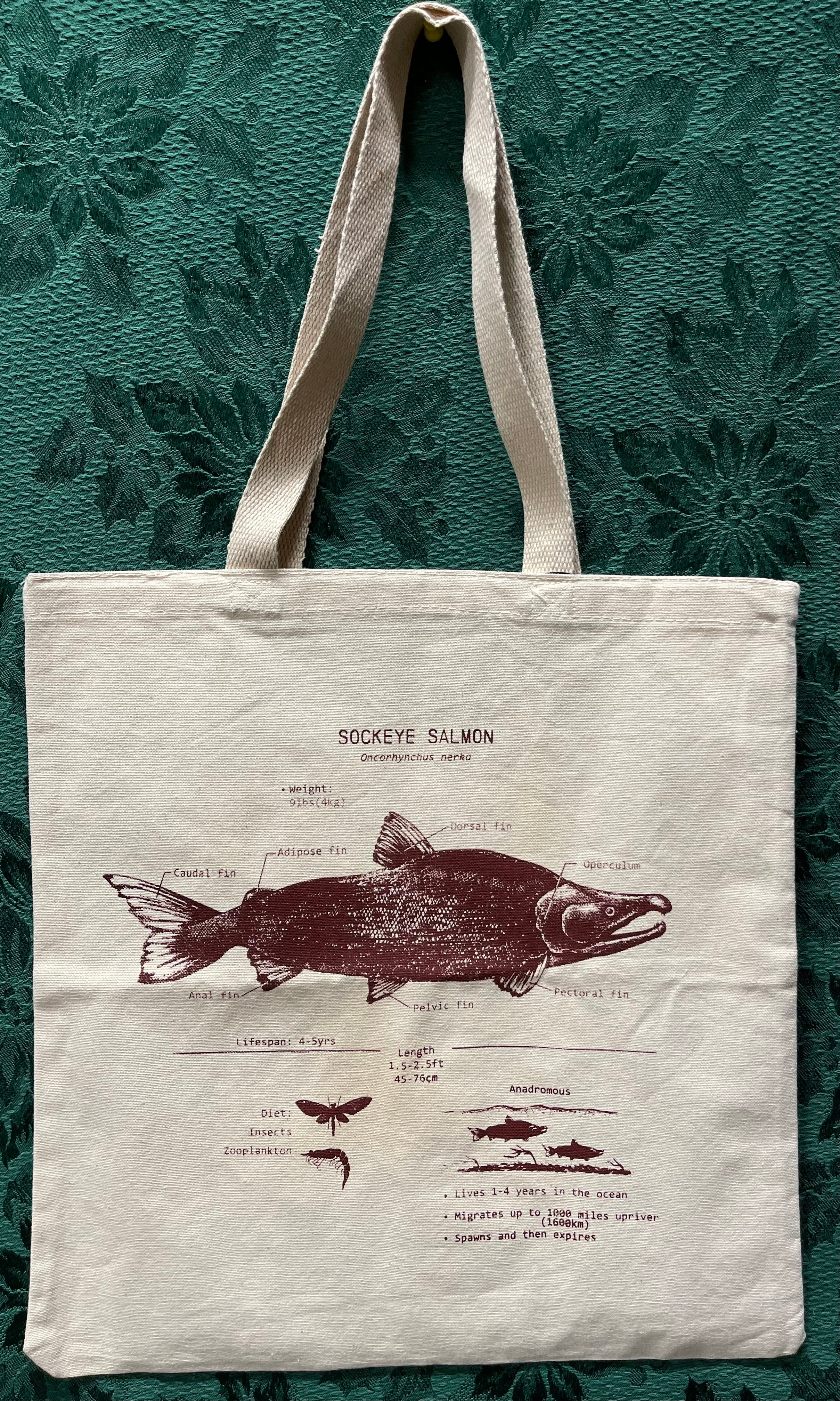 Tote Bag Sockeye Salmon