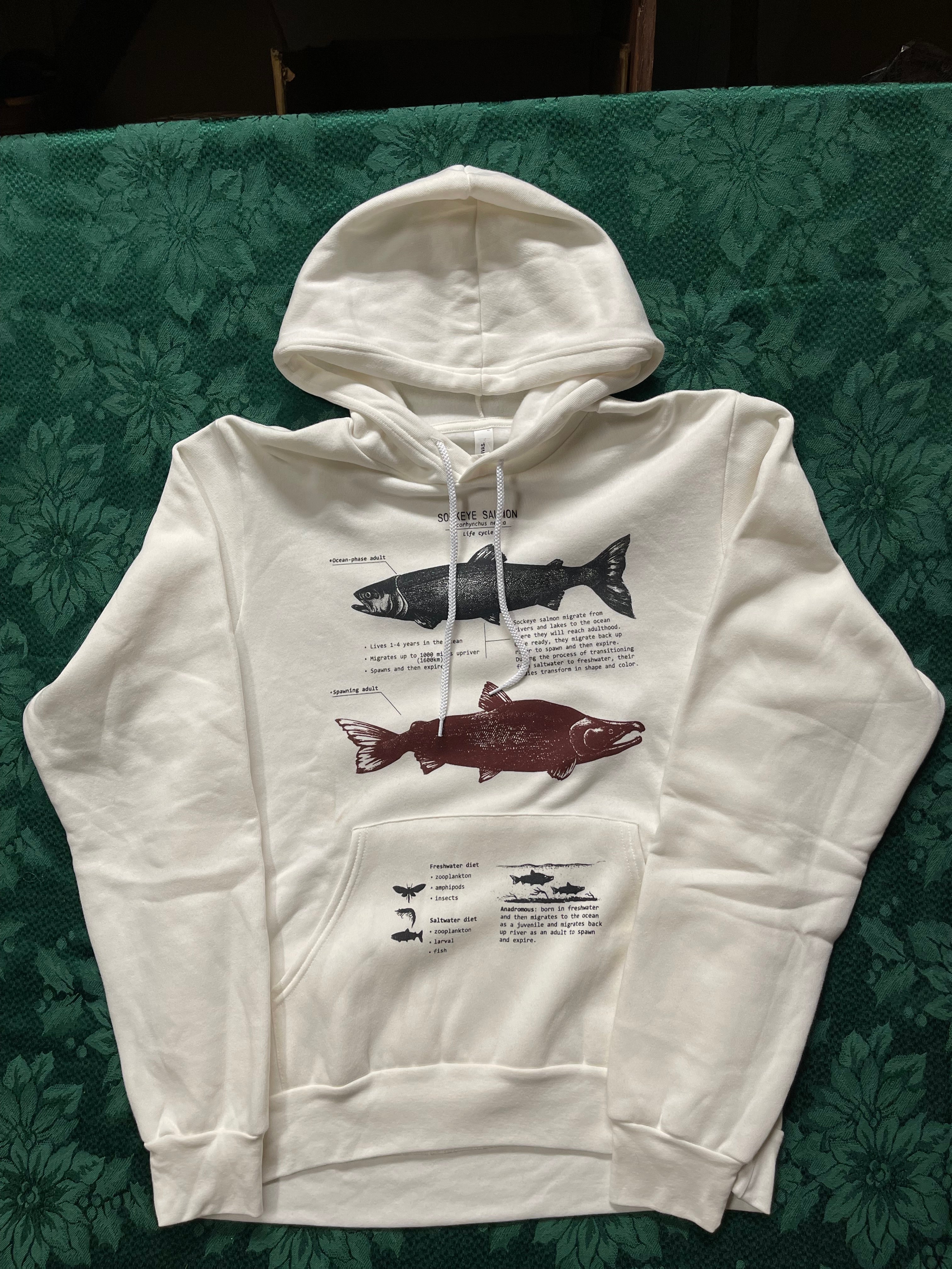 Hoodie The Sockeye Salmon Life Cycle