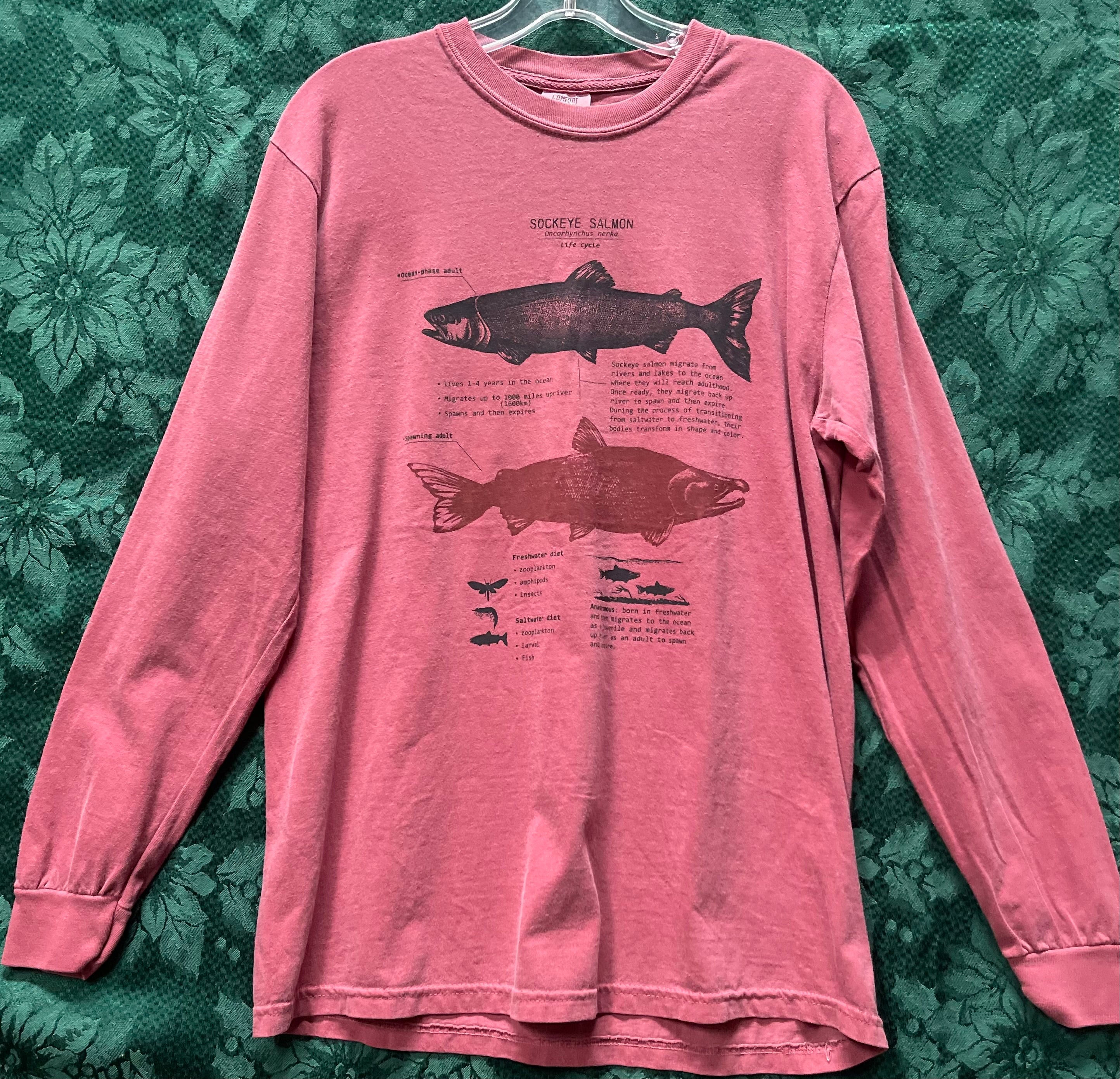 Long Sleeves Sockeye Salmon Life Cycle