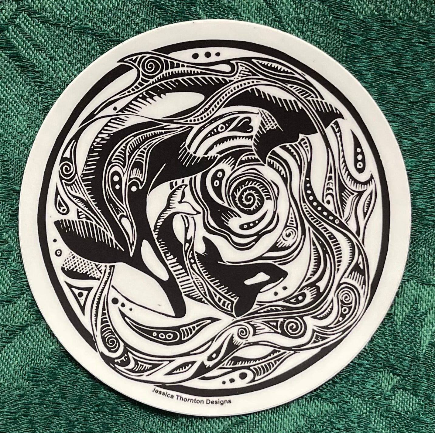 Waterproof Sticker Orca