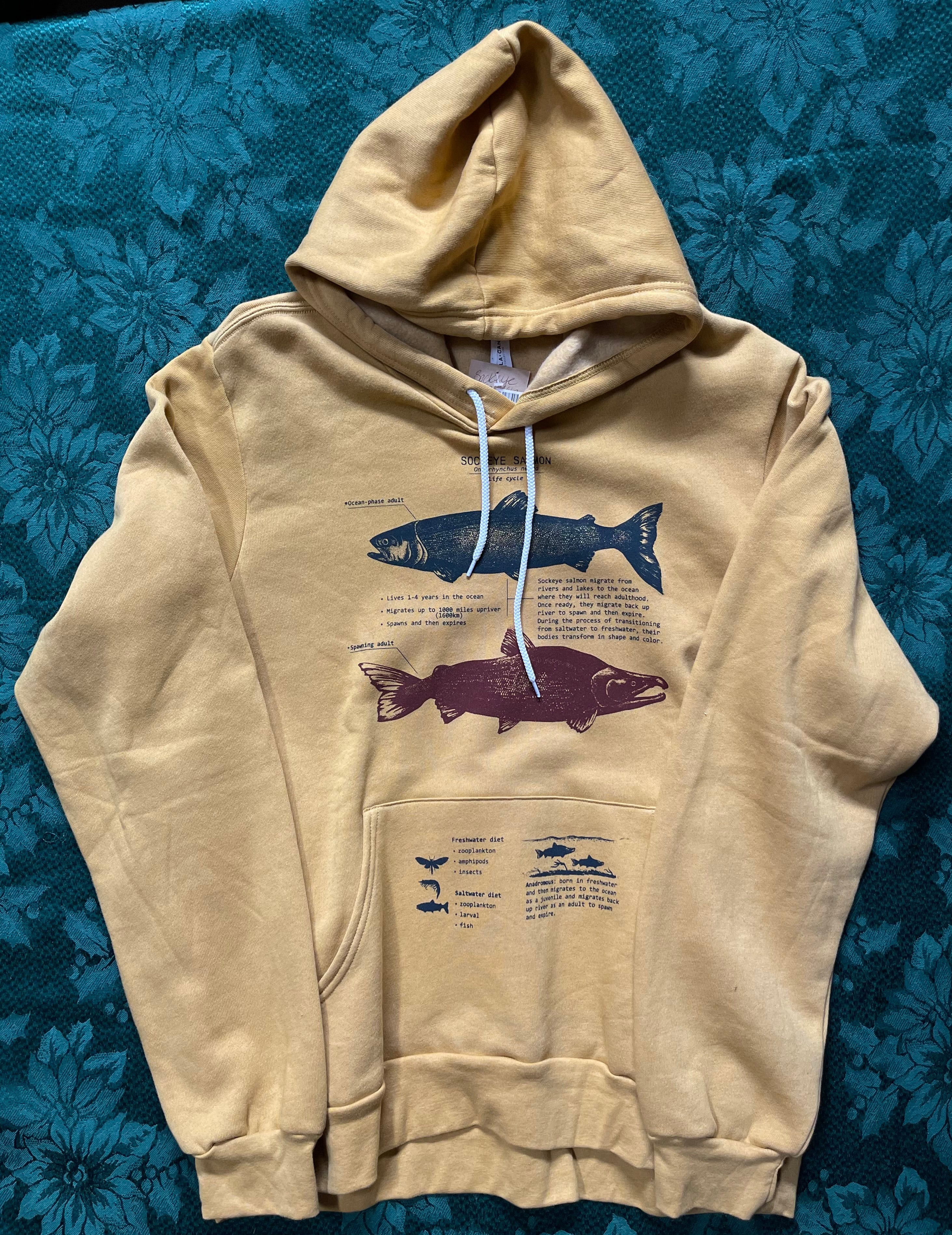 Hoodie The Sockeye Salmon Life Cycle