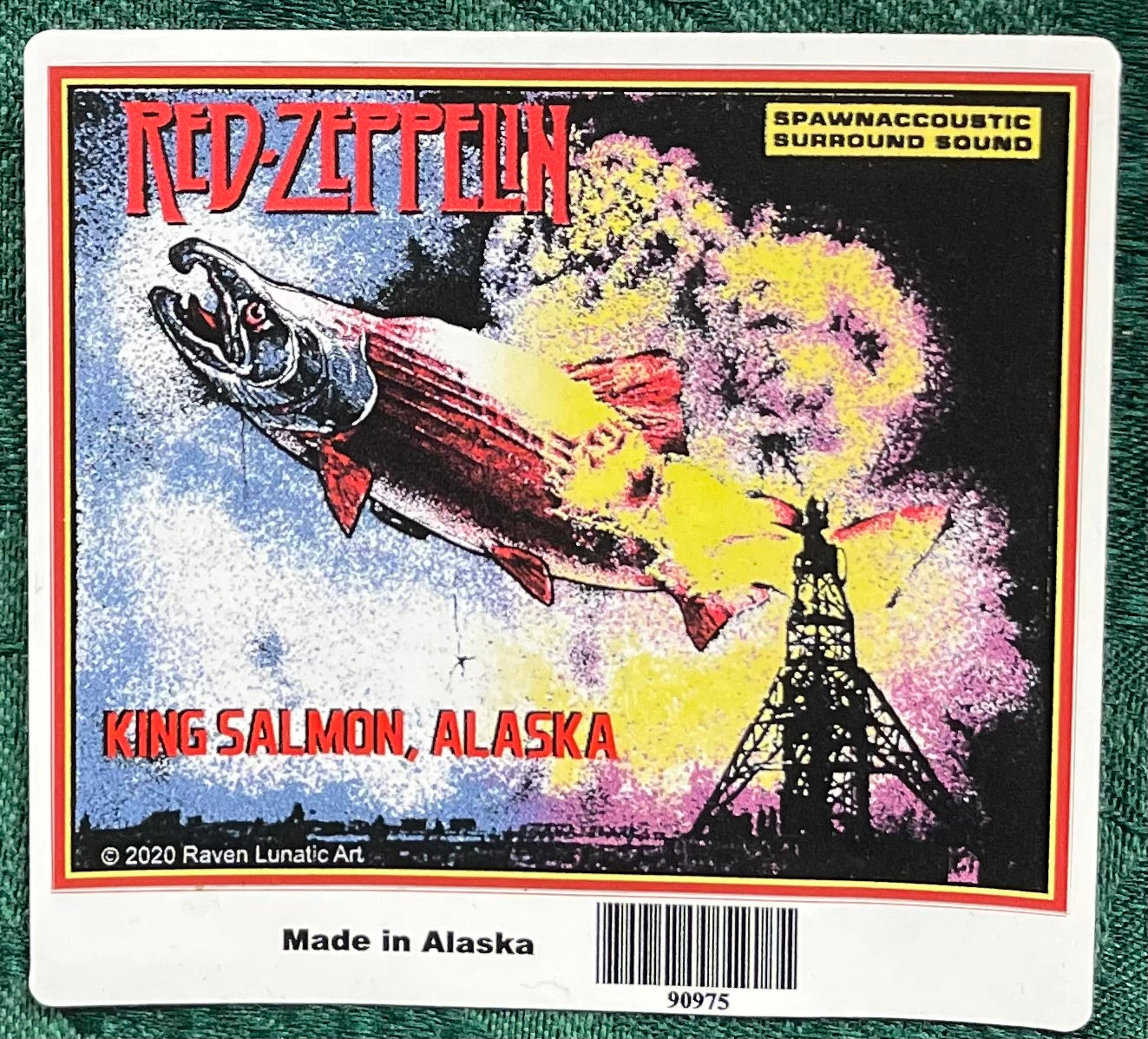 Vinyl Sticker Red Zeppelin