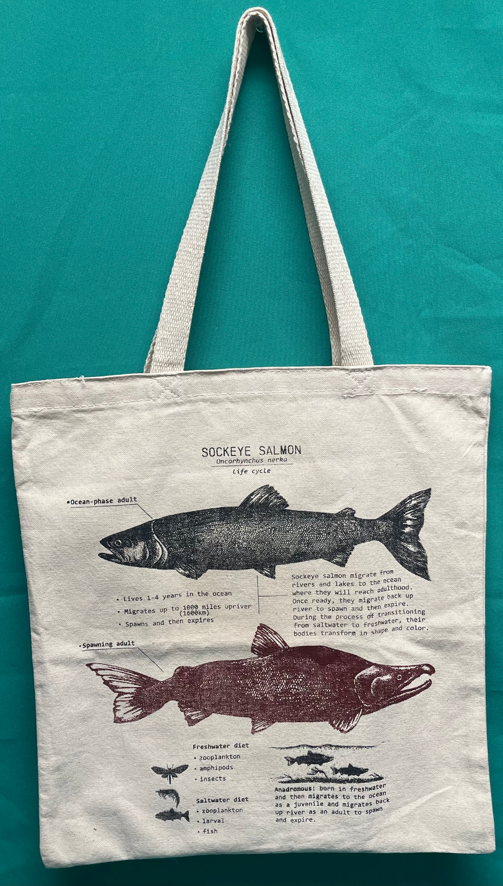 Tote Bag Sockeye Salmon