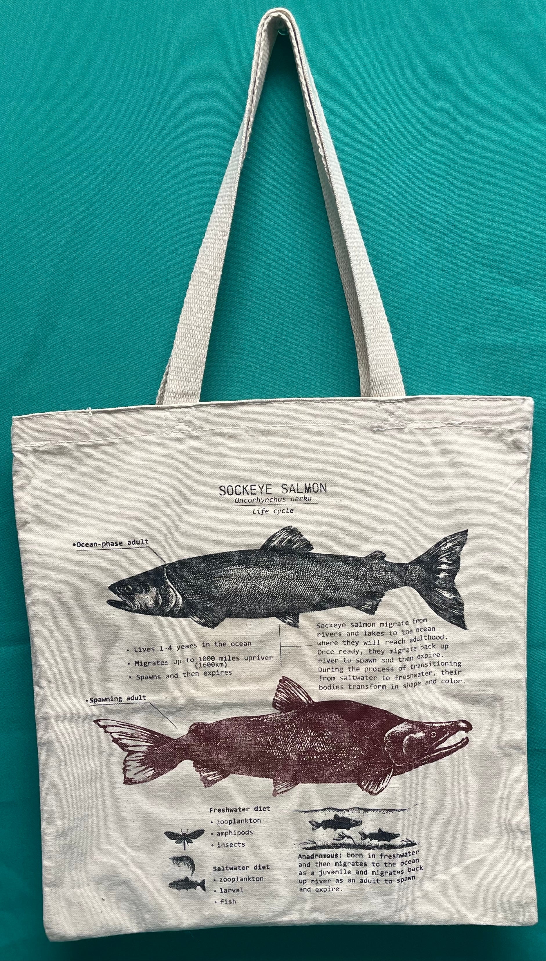 Tote Bag Sockeye Salmon
