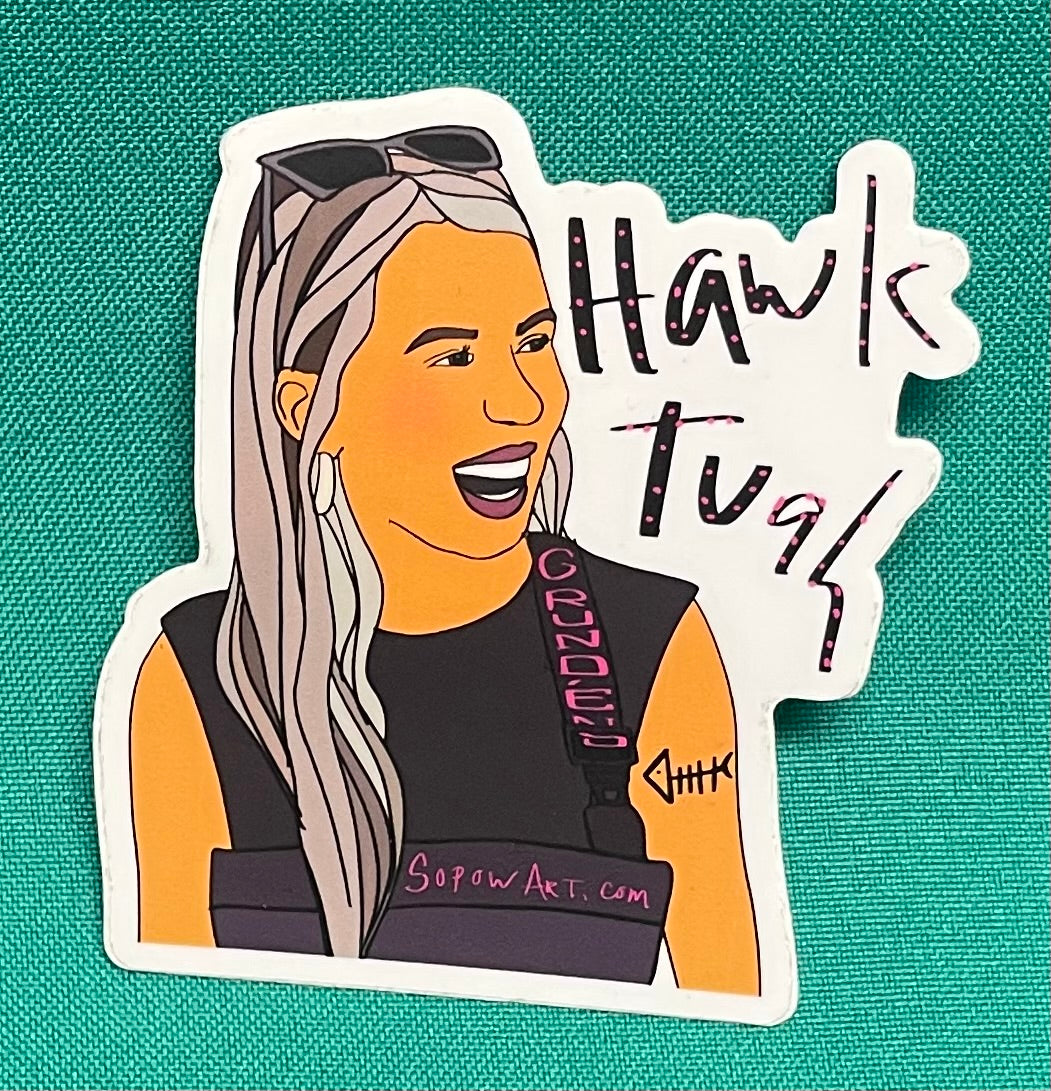 Waterproof Sticker Hawk Tuah