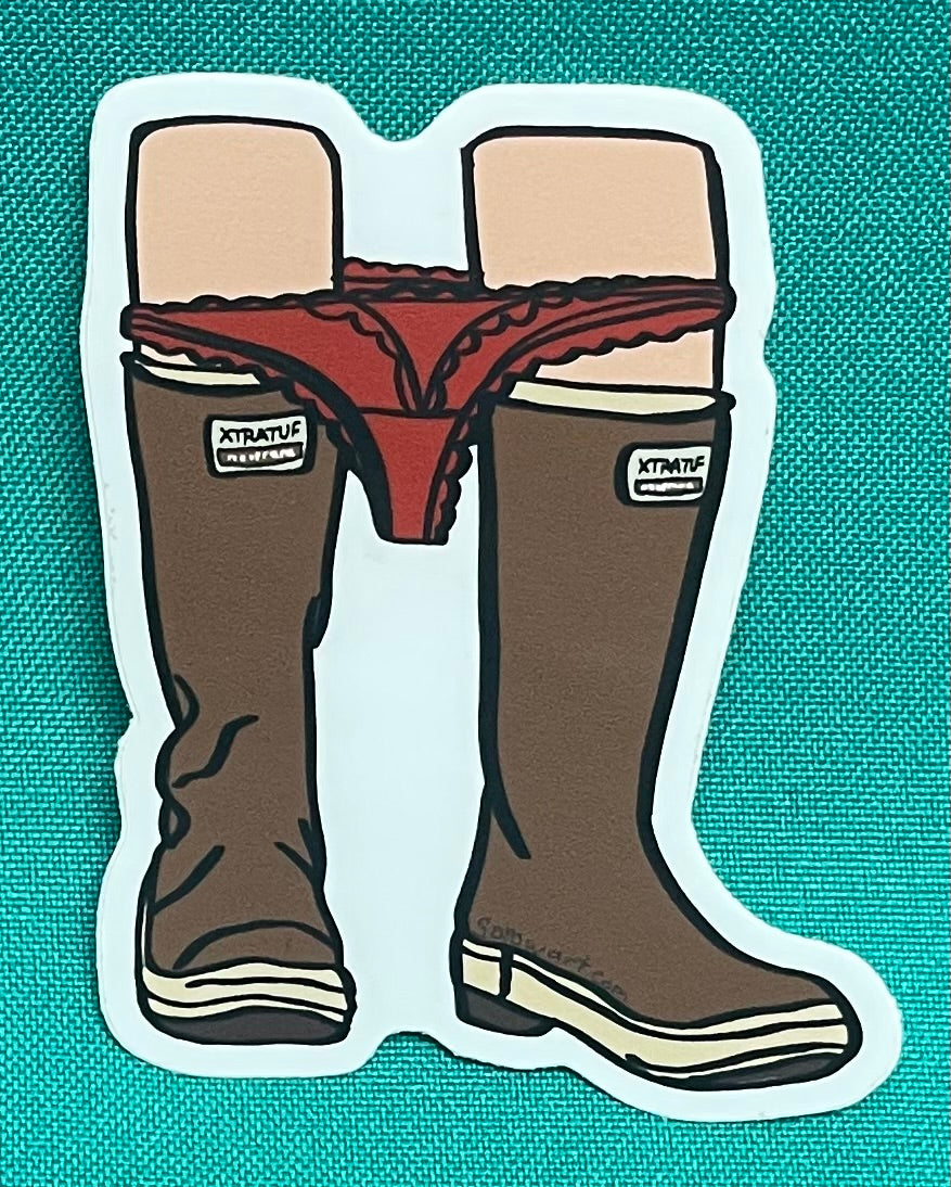 Waterproof Sticker Funny Panty Dropper
